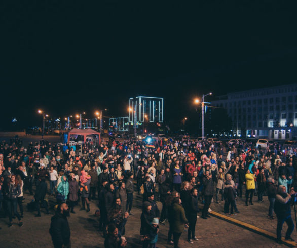 В честь «Ровесников» в Благовещенске прогремел фейерверк