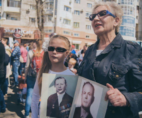 «Юбилейный» Бессмертный полк в Благовещенске собрал 13 тысяч человек