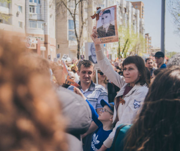 «Юбилейный» Бессмертный полк в Благовещенске собрал 13 тысяч человек