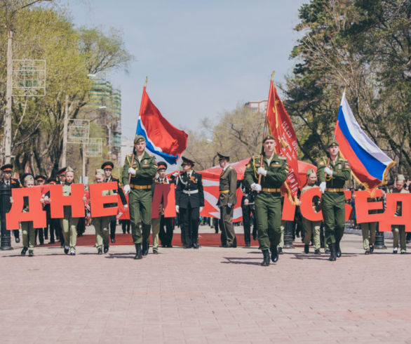 «Юбилейный» Бессмертный полк в Благовещенске собрал 13 тысяч человек