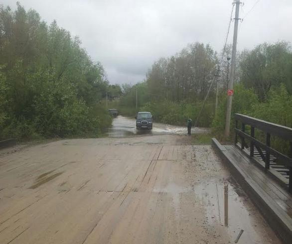 Амурское село Дактуй подтопило из-за сильных дождей