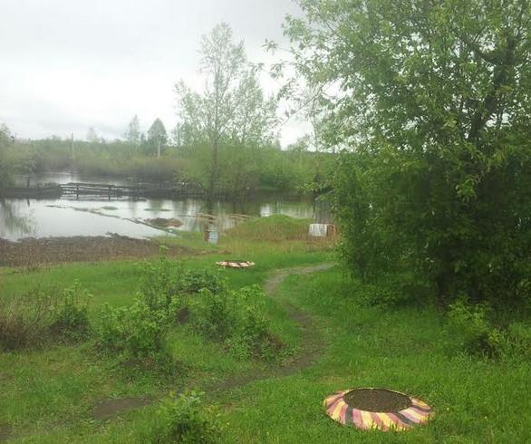 Амурское село Дактуй подтопило из-за сильных дождей