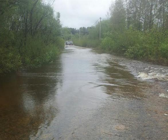 Амурское село Дактуй подтопило из-за сильных дождей