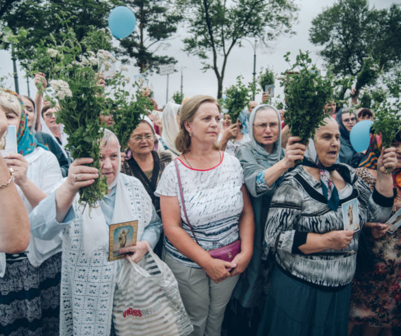 Тысяча амурчан совершили крестных ход в память о явлении Богородицы над Благовещенском