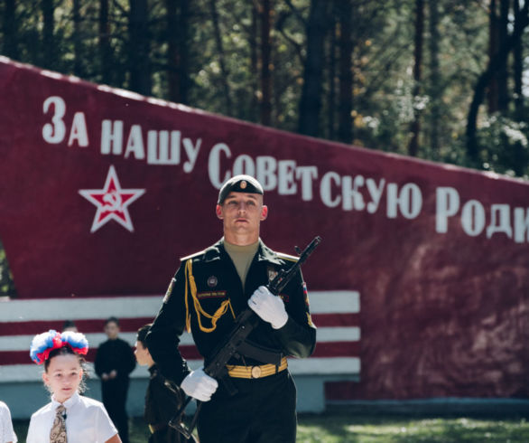 В Моховой пади военных поздравили с Днем танкиста