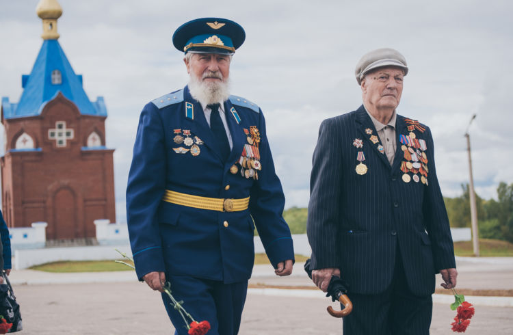 В Благовещенске с почестями перезахоронили останки русских солдат