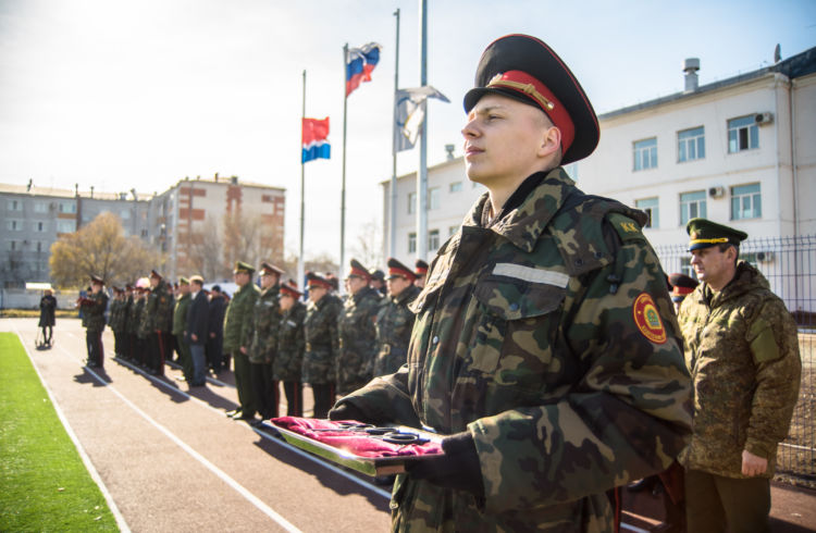 Новый стадион открыли в Амурском кадетском корпусе