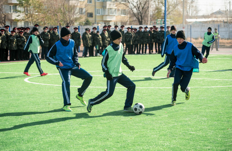 Новый стадион открыли в Амурском кадетском корпусе