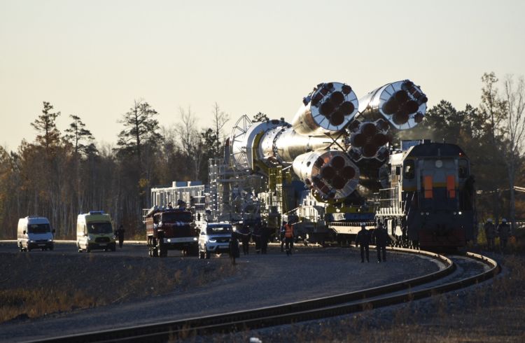 На Восточном начался сухой вывоз ракеты «Союз-2.1а»