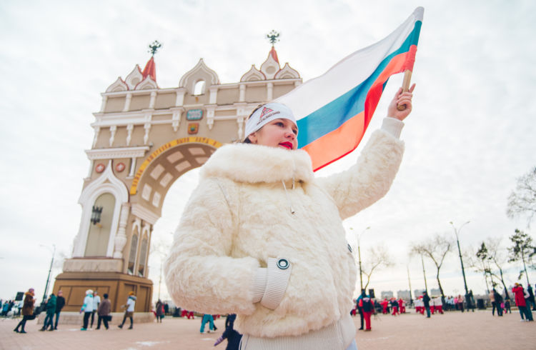 Многонациональный танцевальный флешмоб прошел в Благовещенске