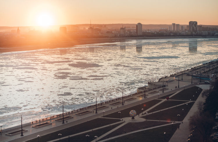 Одна крыша — два города: Благовещенск и Хэйхэ с высоты птичьего полета