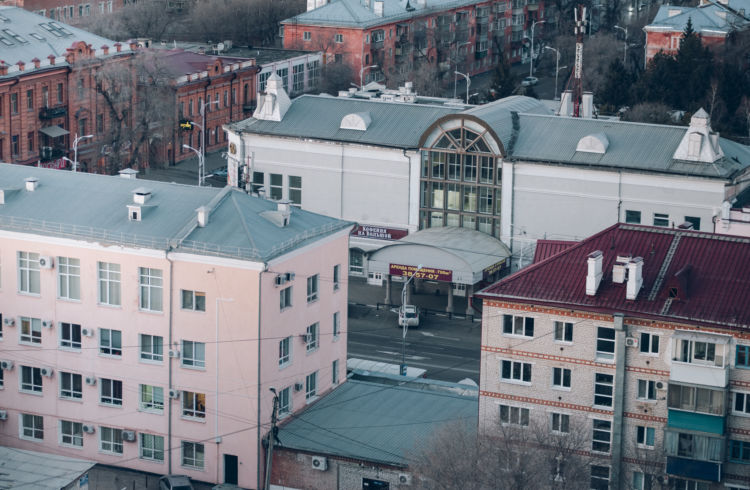 Одна крыша — два города: Благовещенск и Хэйхэ с высоты птичьего полета