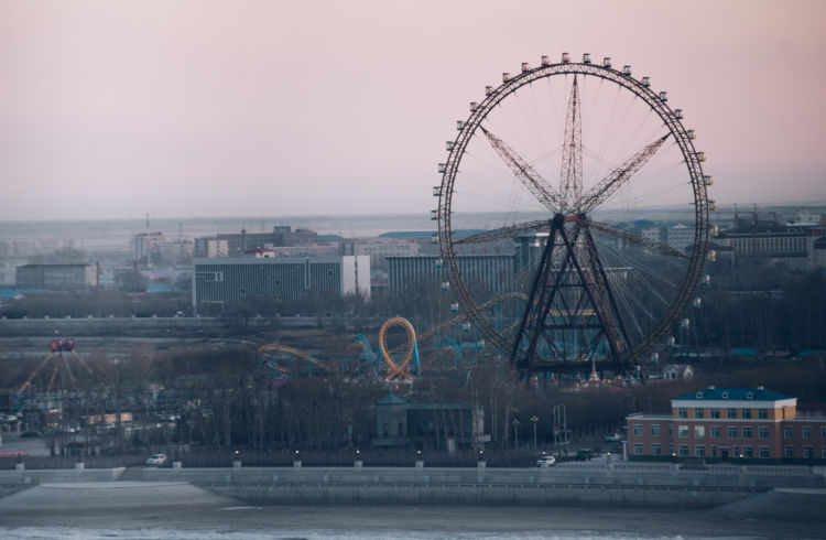 Одна крыша — два города: Благовещенск и Хэйхэ с высоты птичьего полета